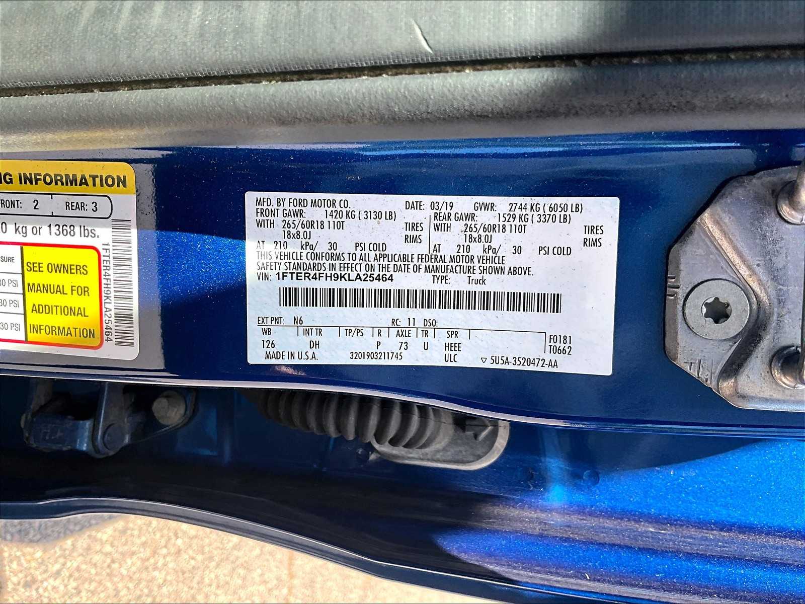 2019 Ford Ranger LARIAT - Photo 6