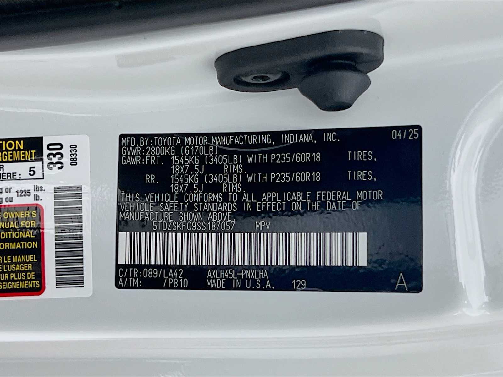 2025 Toyota Sienna Limited - Photo 20
