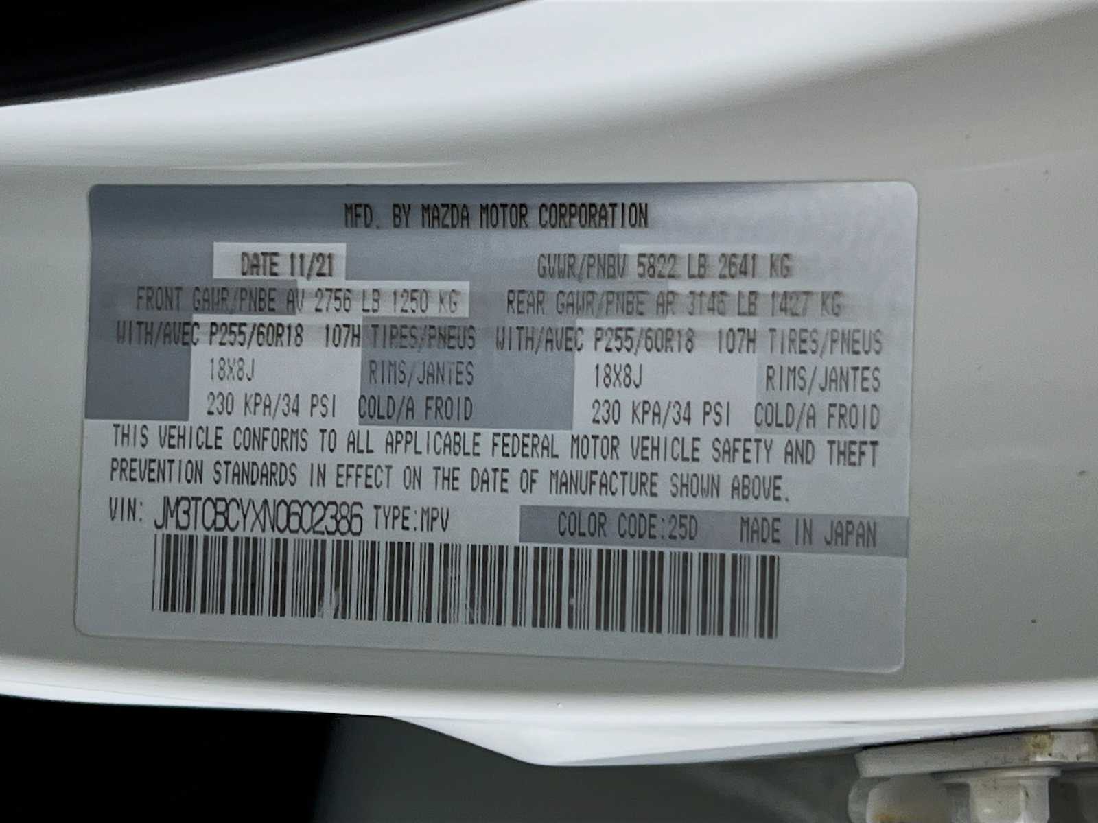 2022 Mazda CX-9 Touring - Photo 32