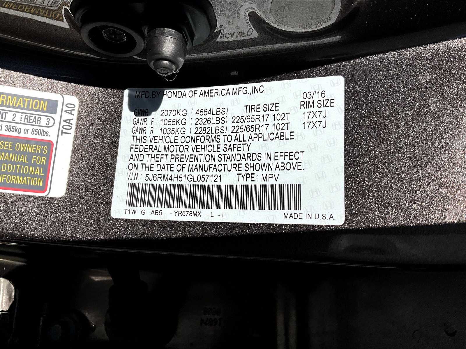 2016 Honda CR-V EX - Photo 35