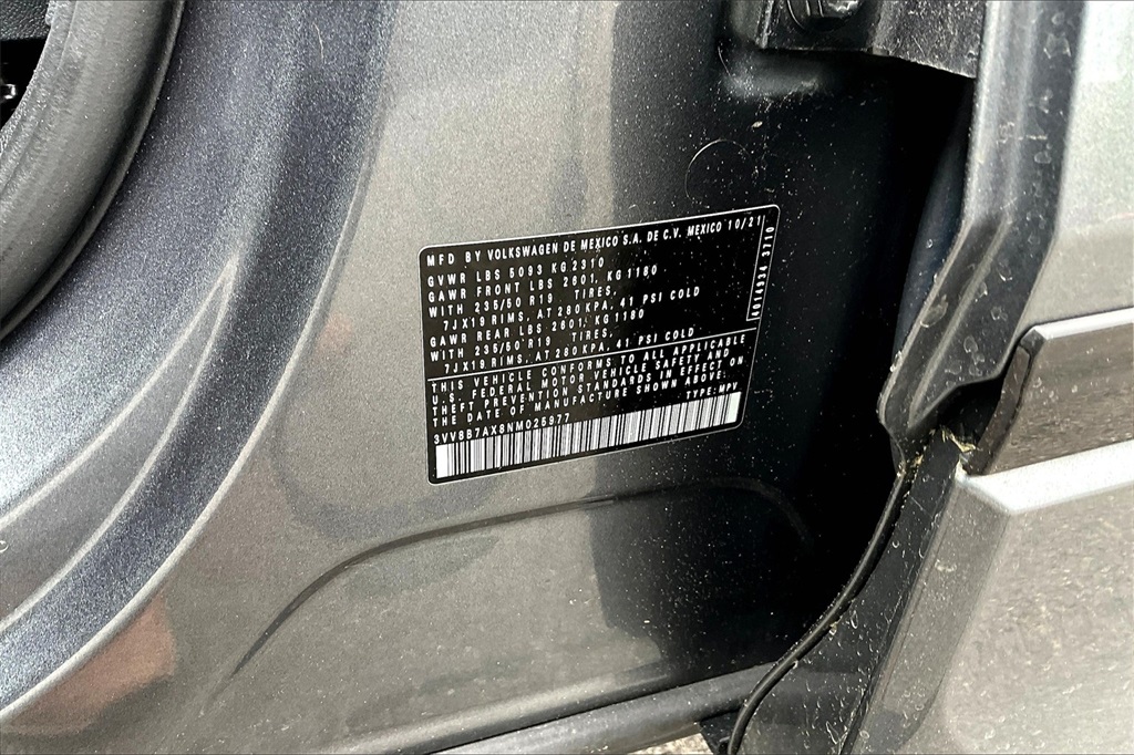 2022 Volkswagen Tiguan 2.0T SE R-Line Black - Photo 34