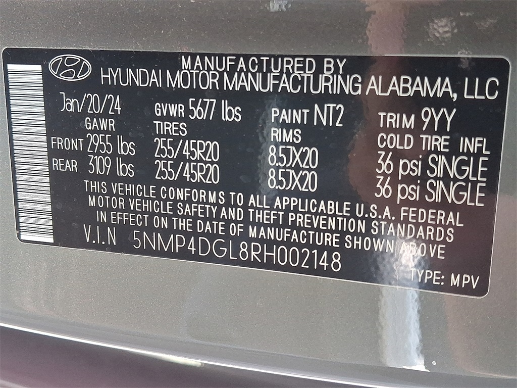 2024 Hyundai Santa Fe Limited - Photo 28