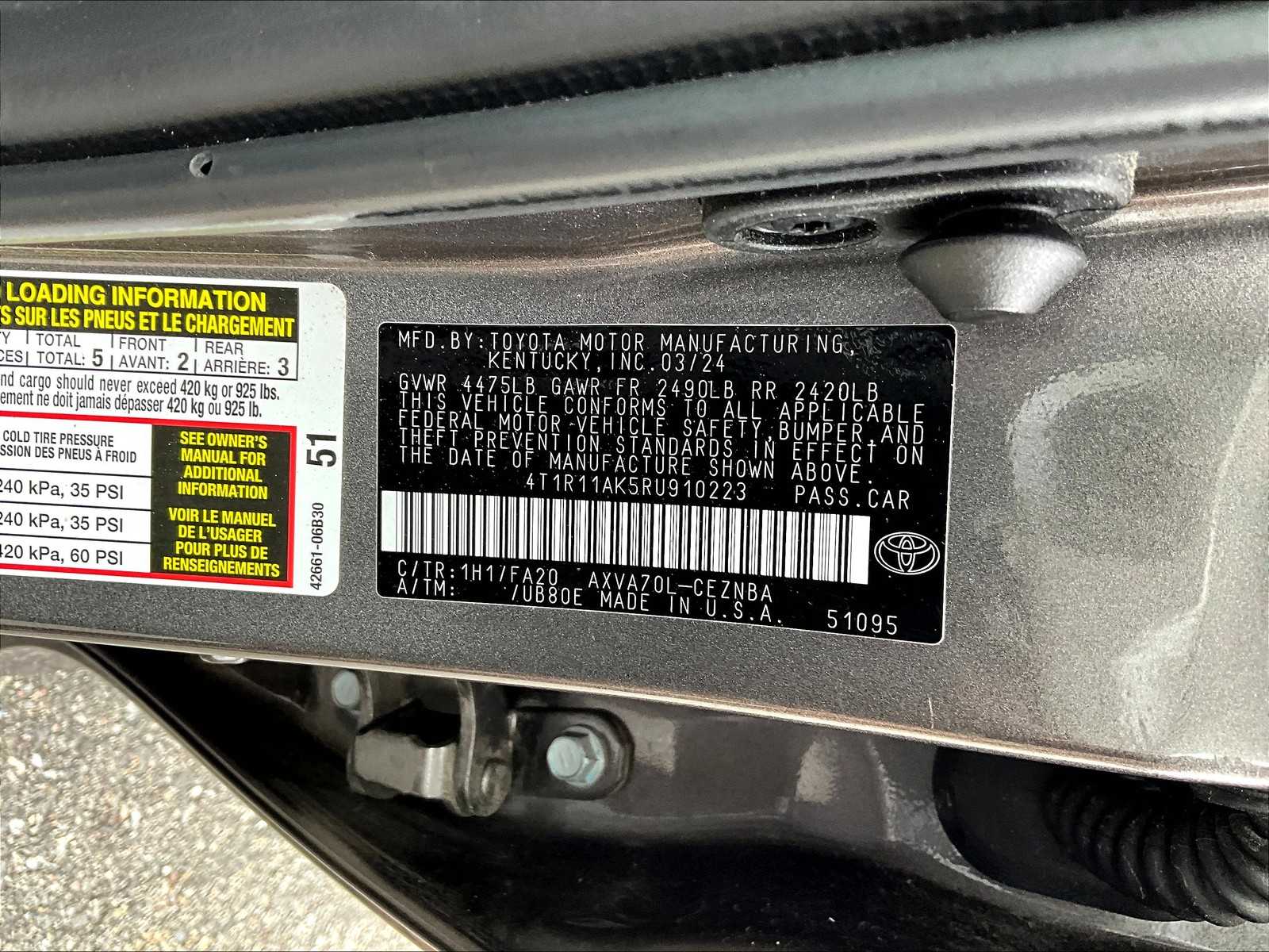 2024 Toyota Camry LE - Photo 35