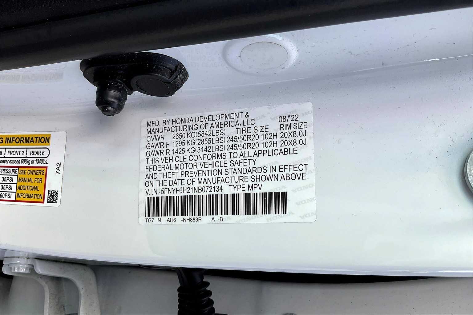 2022 Honda Pilot Special Edition - Photo 35