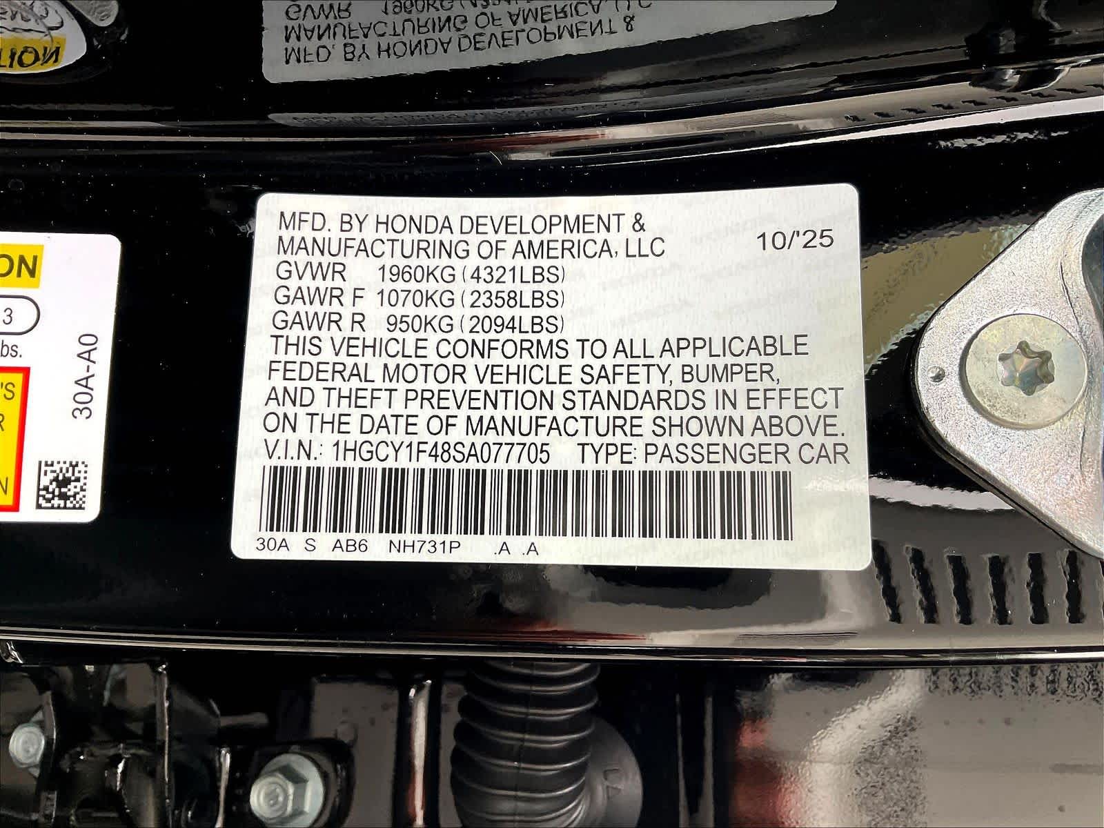 2025 Honda Accord SE - Photo 17