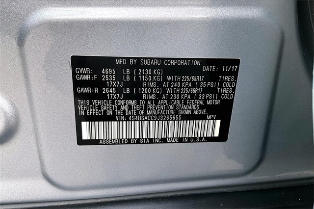 2018 Subaru Outback 2.5i Premium - Photo 9