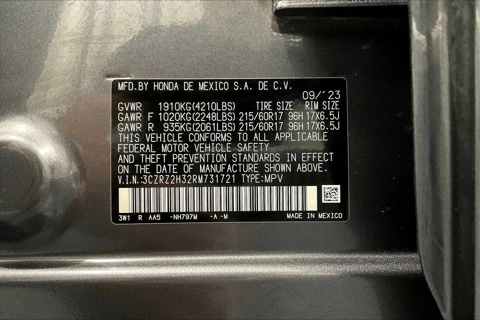 2024 Honda HR-V LX - Photo 33