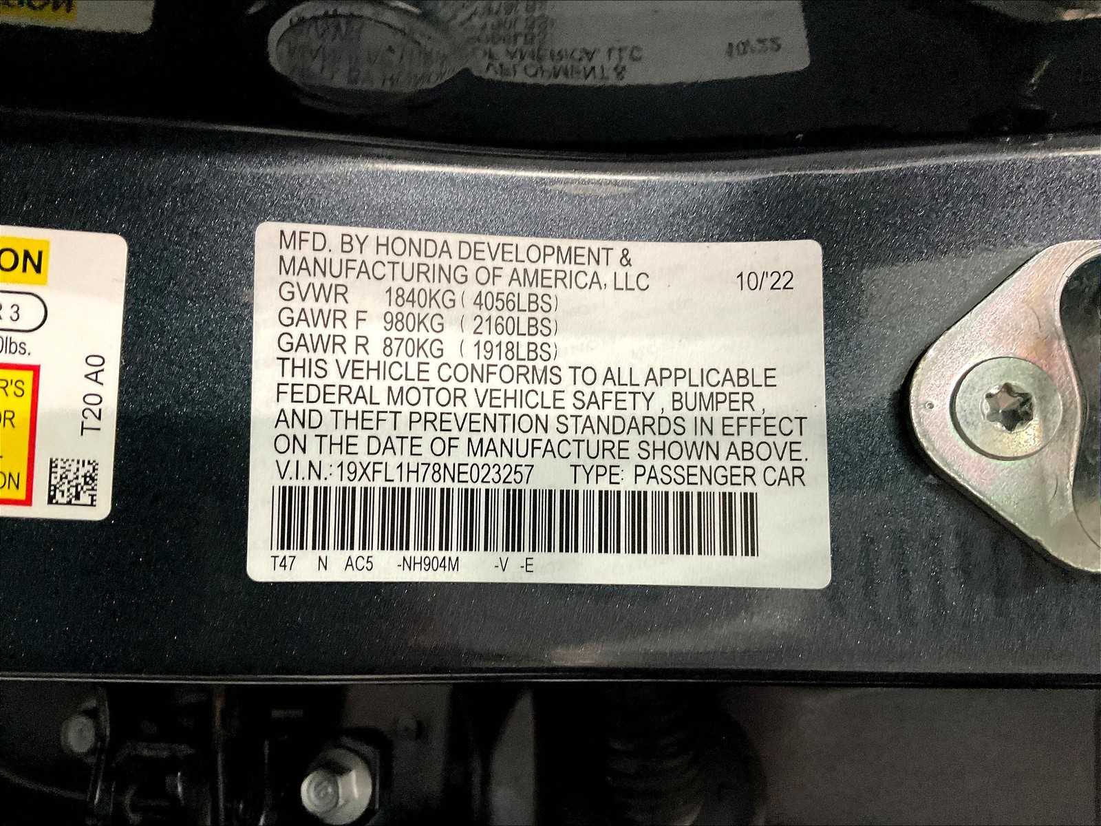 2022 Honda Civic Hatchback EX-L - Photo 33