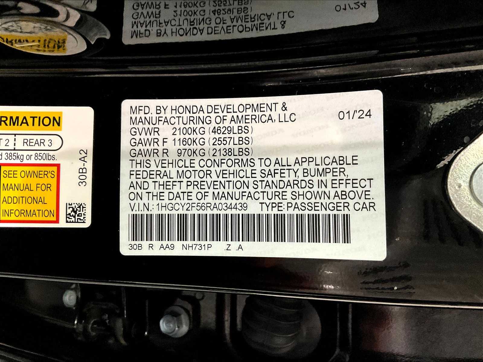2024 Honda Accord Hybrid Sport - Photo 34