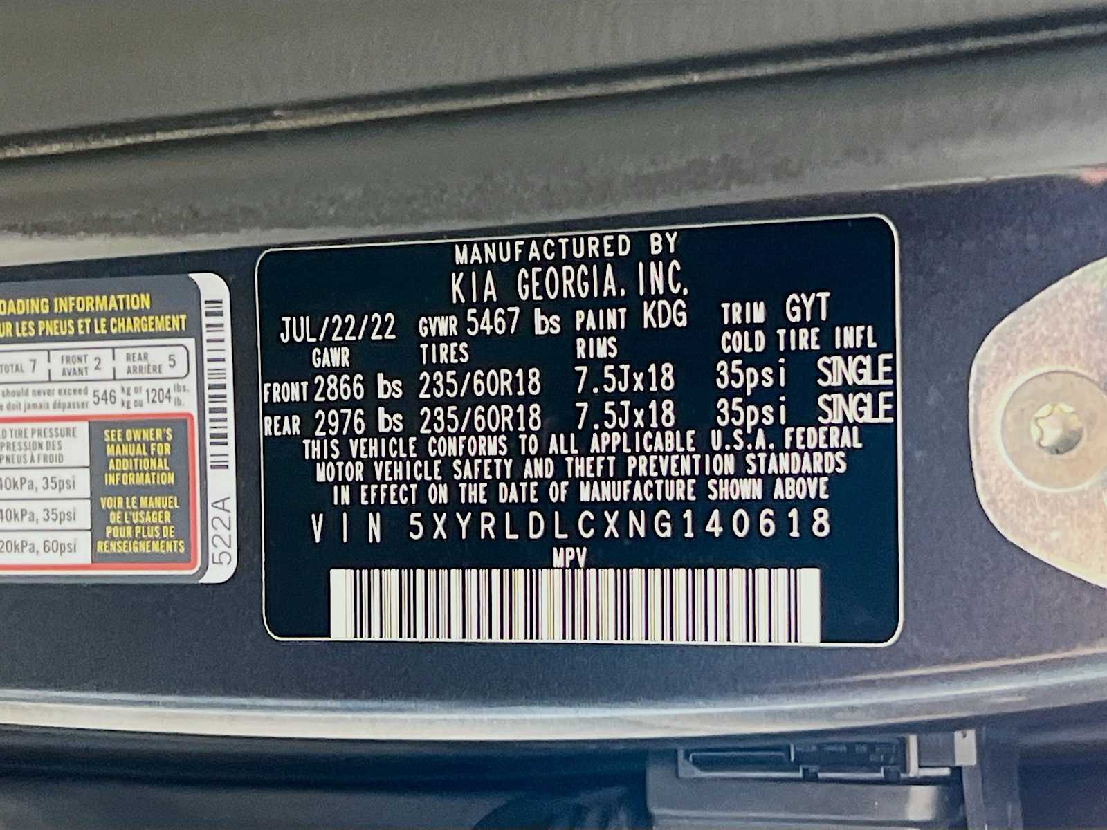 2022 Kia Sorento X-Line S - Photo 34