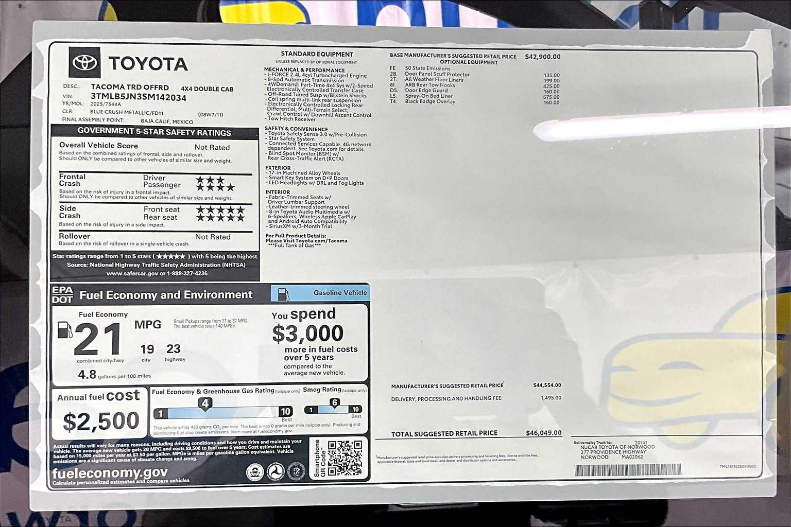 2025 Toyota Tacoma TRD Off Road - Photo 18