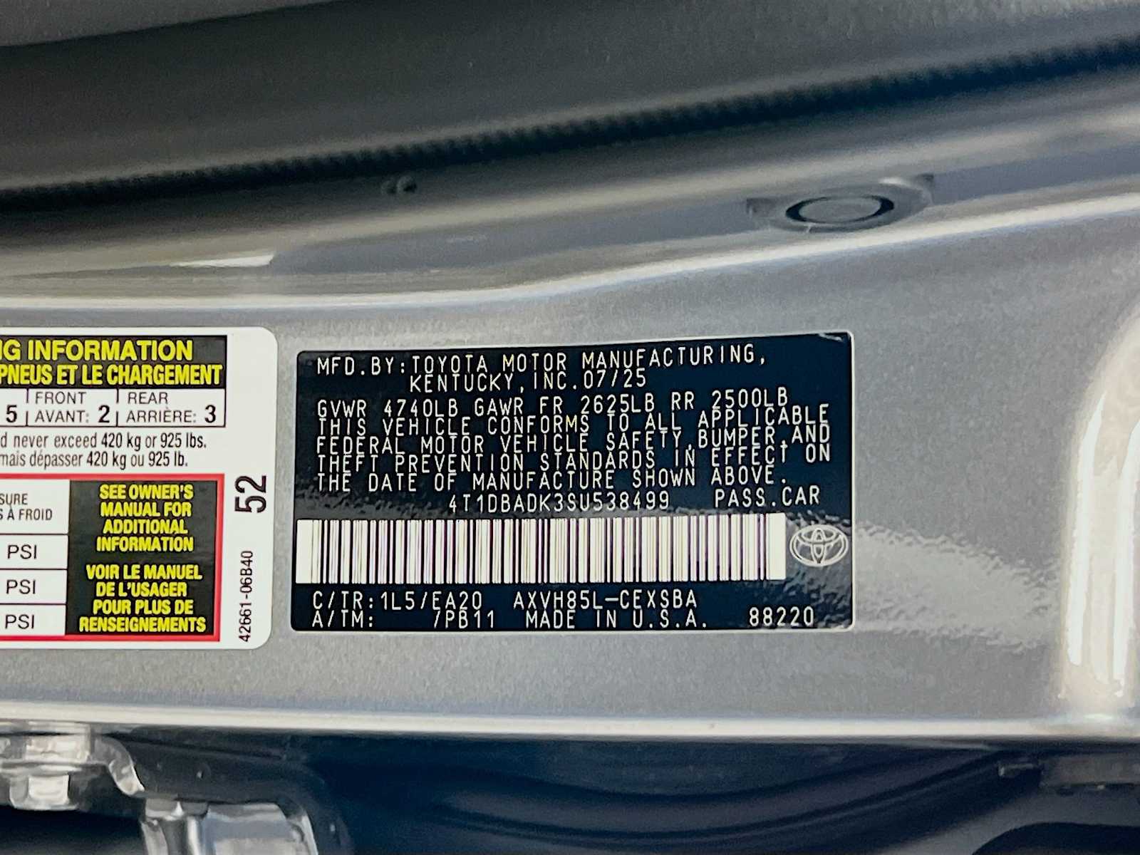 2025 Toyota Camry SE - Photo 20
