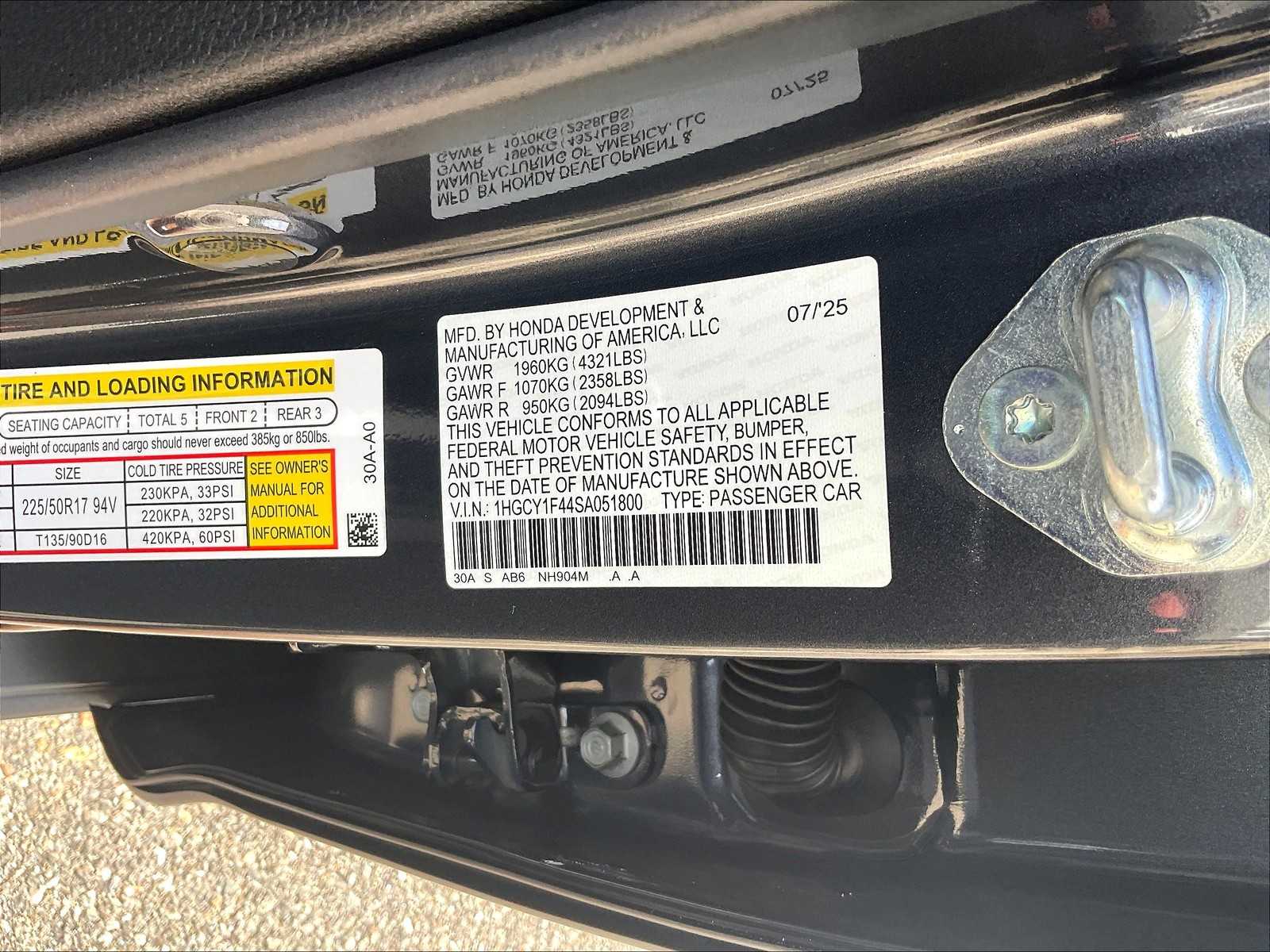 2025 Honda Accord SE - Photo 17