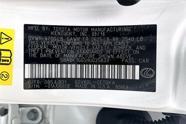 2017 Lexus ES 350 - Photo 34