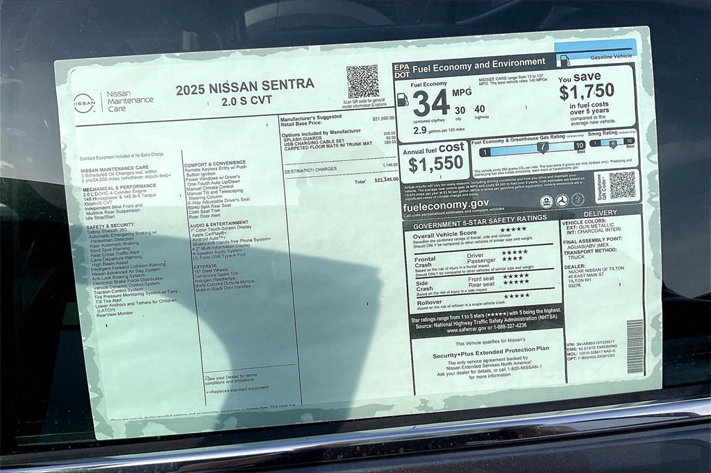 2025 Nissan Sentra S - Photo 16