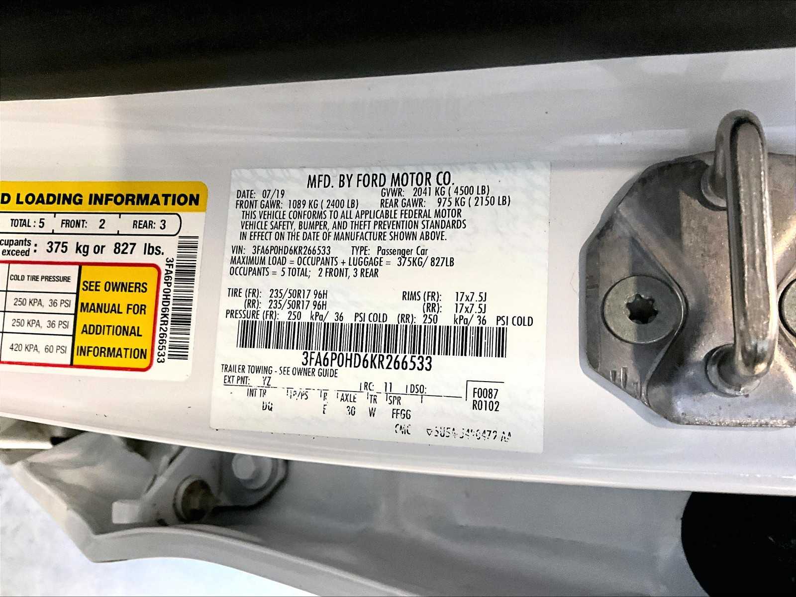 2019 Ford Fusion SE - Photo 36