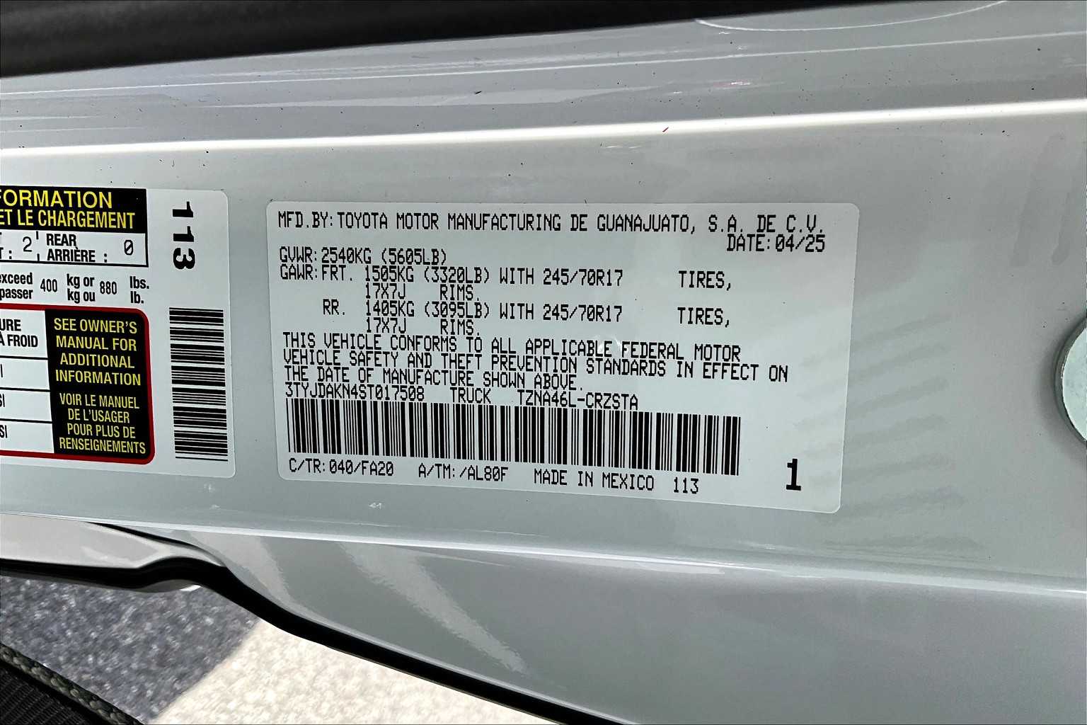 2025 Toyota Tacoma SR - Photo 35