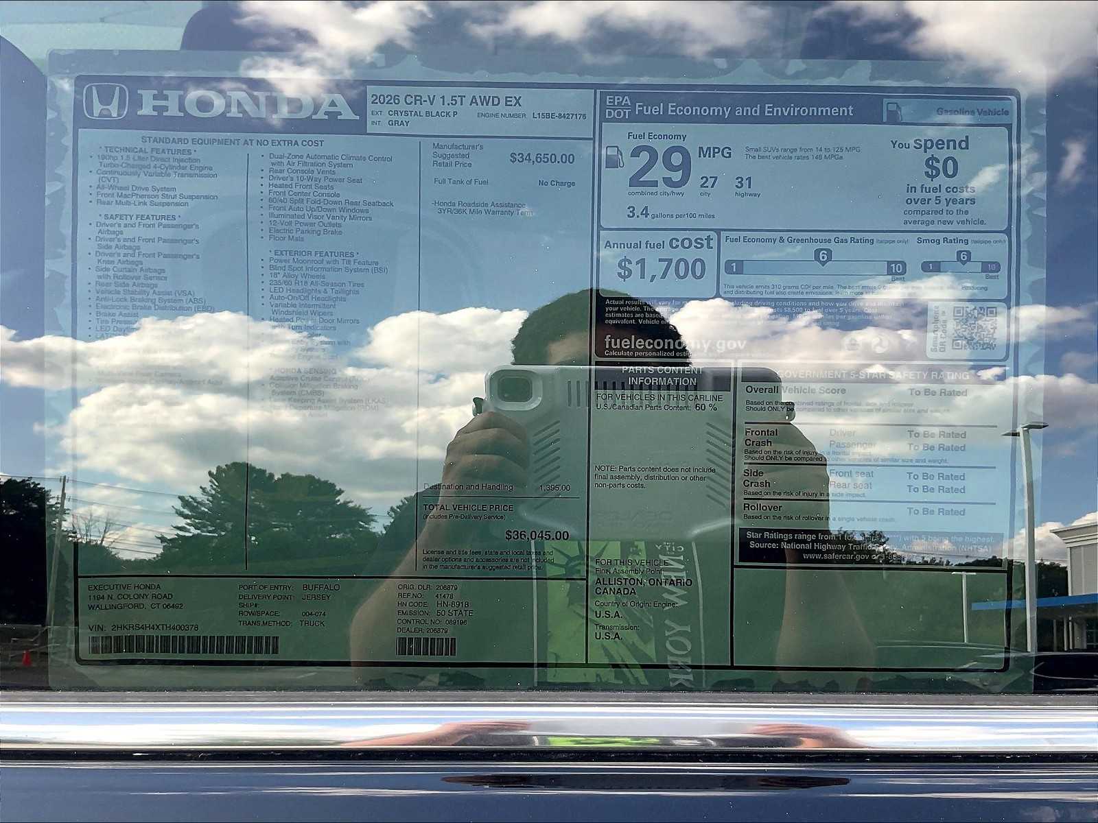 2026 Honda CR-V EX - Photo 18