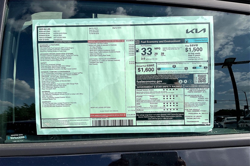2025 Kia K4 LXS - Photo 17