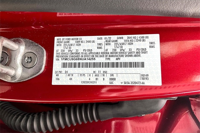 2022 Ford Escape SE - Photo 9