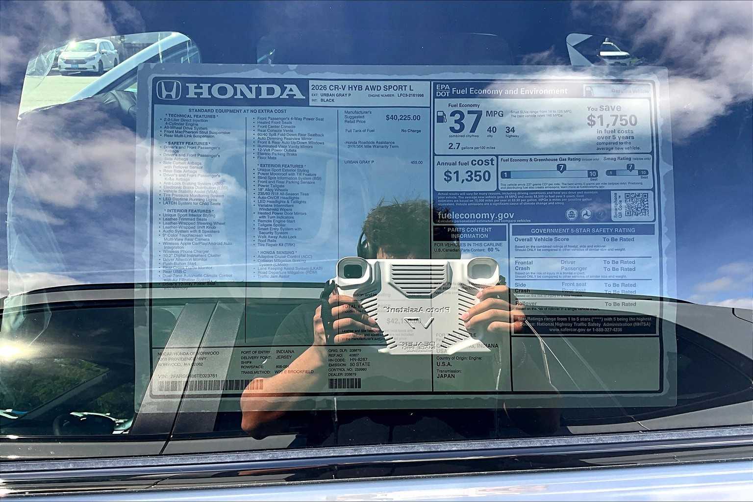 2026 Honda CR-V Hybrid Sport-L - Photo 17