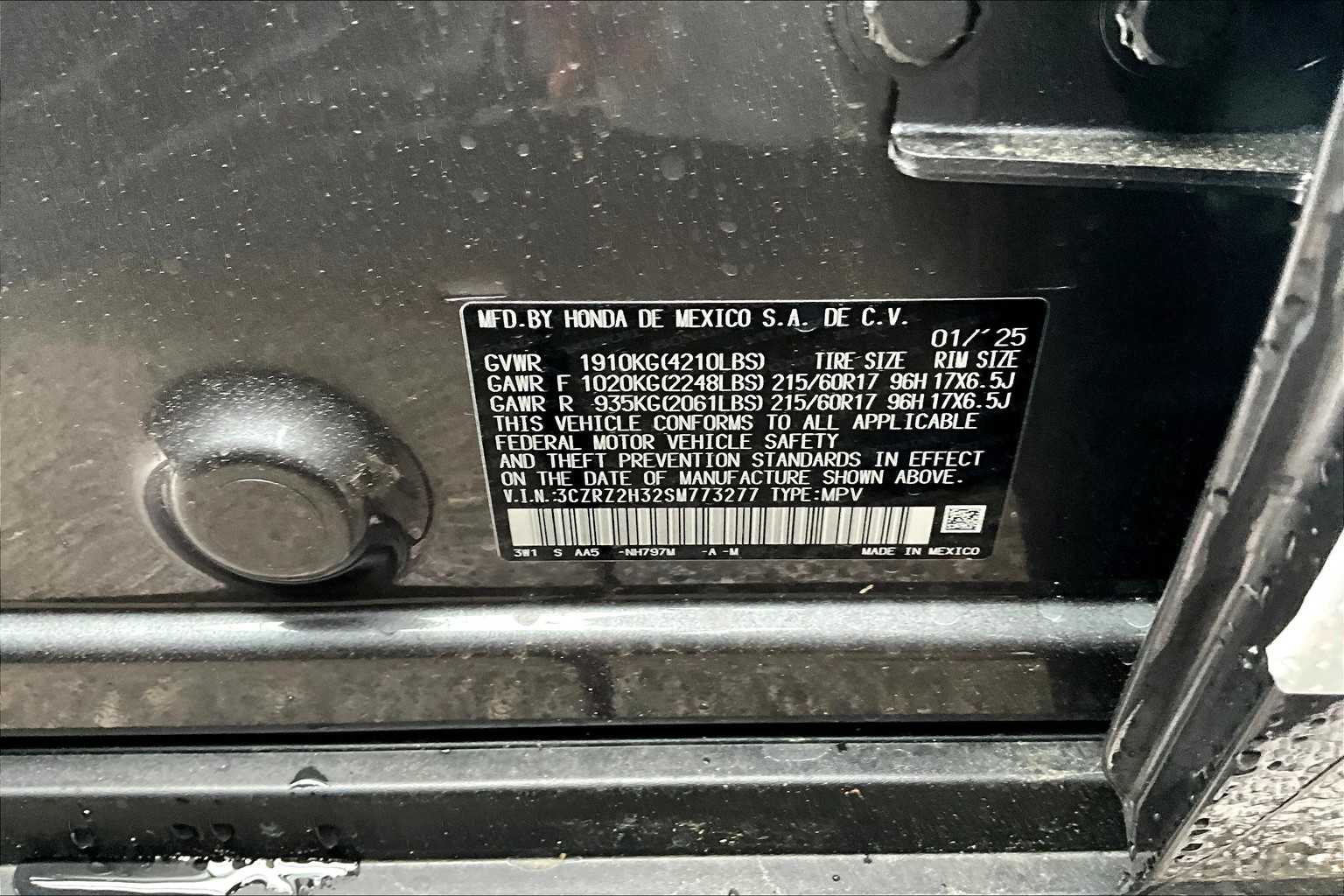 2025 Honda HR-V LX - Photo 18