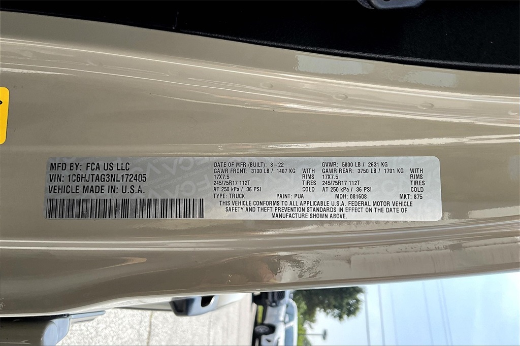 2022 Jeep Gladiator Sport - Photo 37
