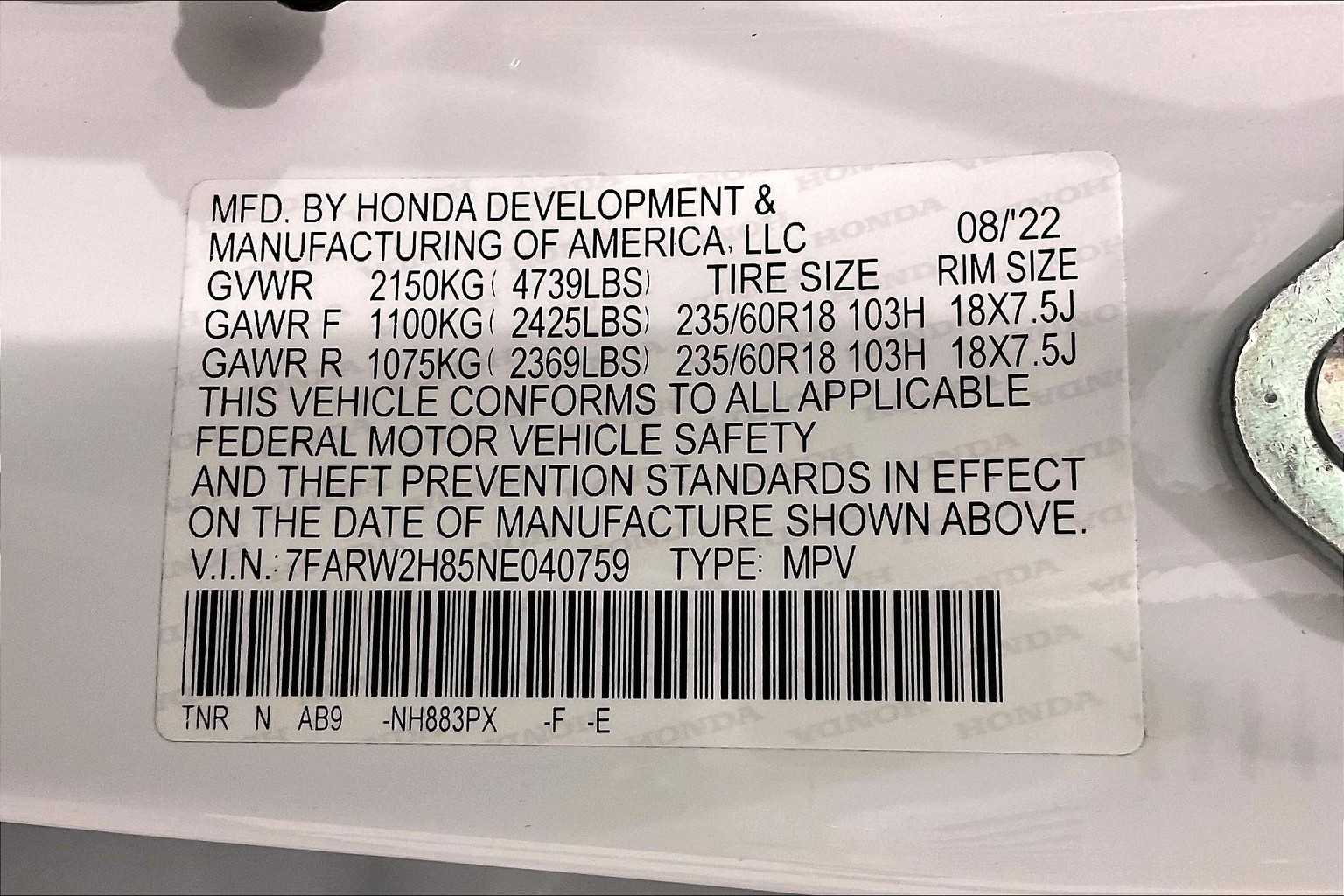 2022 Honda CR-V EX-L - Photo 35