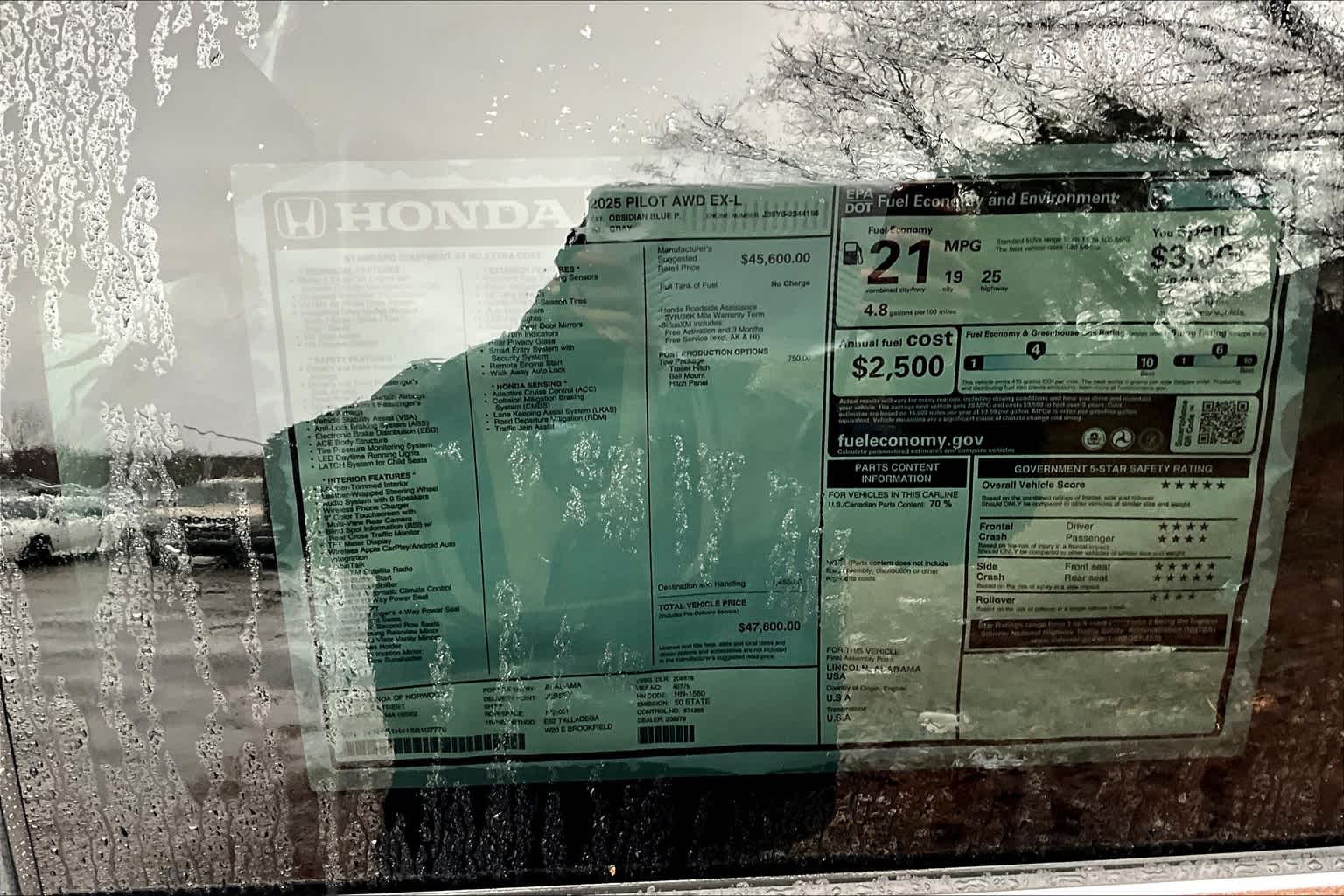 2025 Honda Pilot EX-L - Photo 17