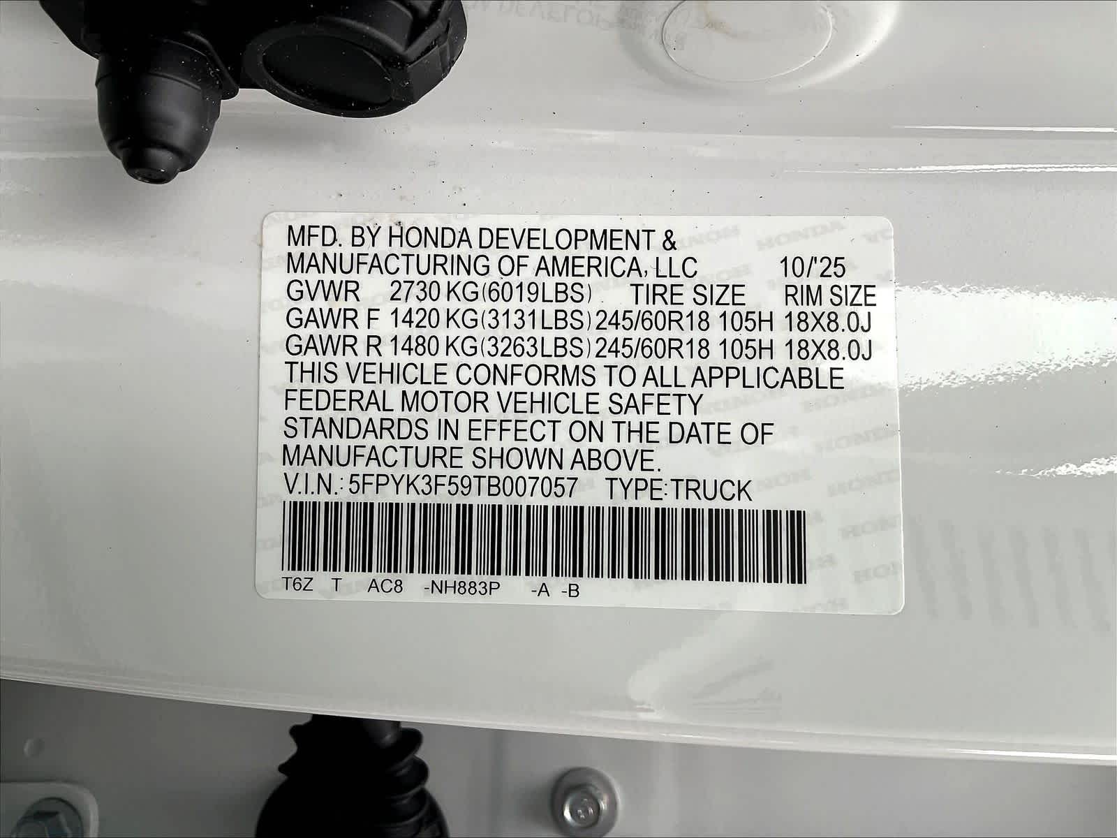 2026 Honda Ridgeline RTL - Photo 17