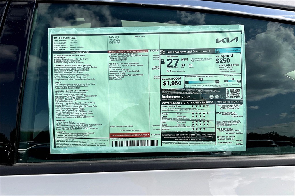 2025 Kia K5 GT-Line - Photo 17