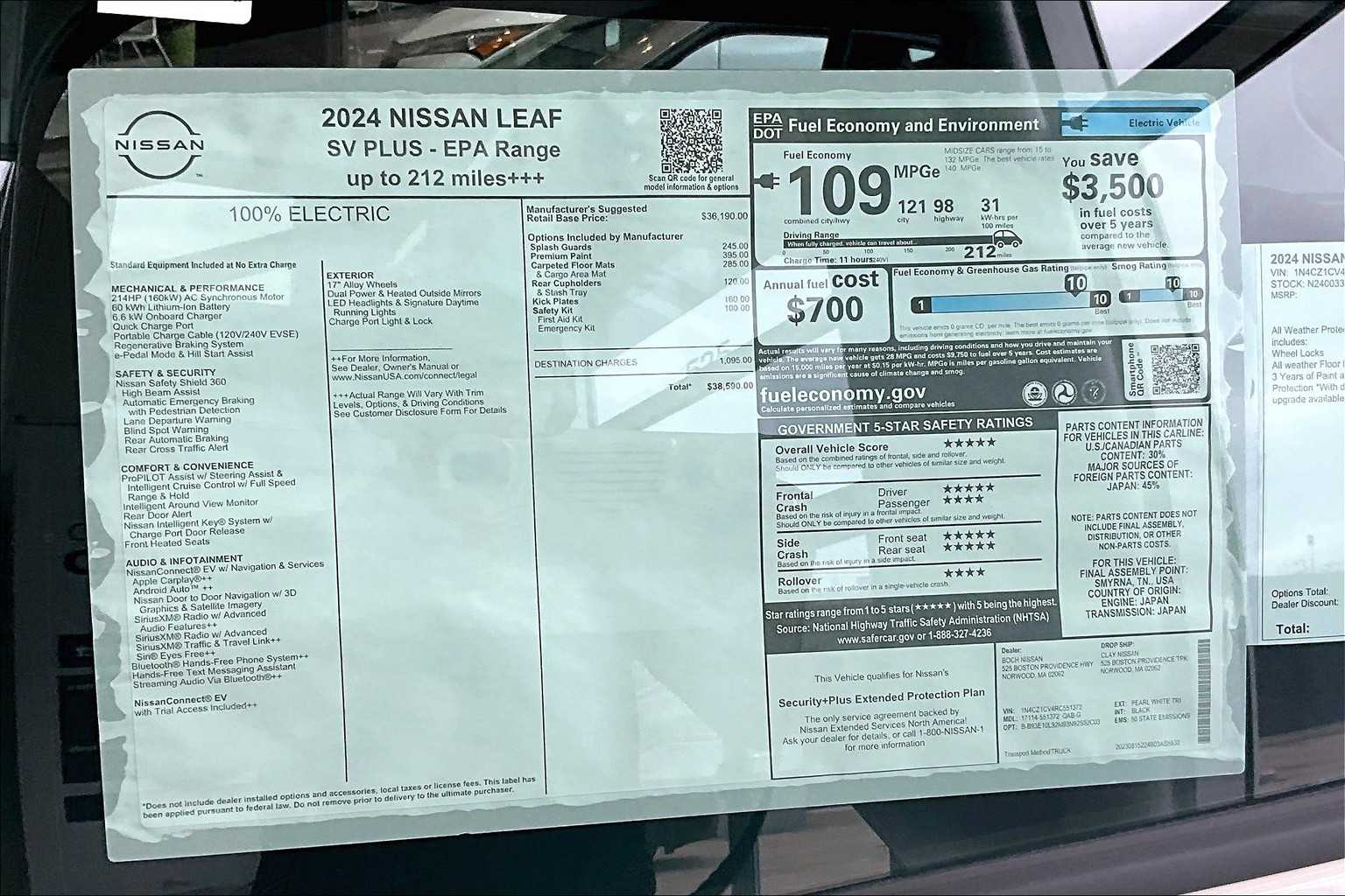 2024 Nissan LEAF SV PLUS - Photo 14
