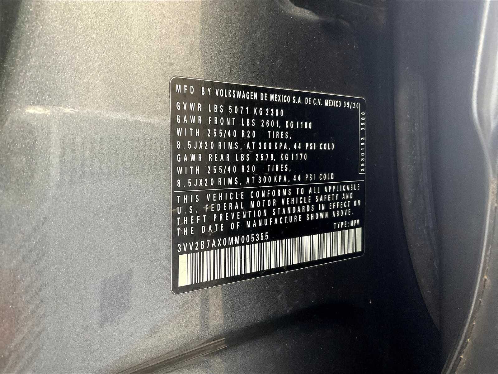 2021 Volkswagen Tiguan SE R-Line Black - Photo 36