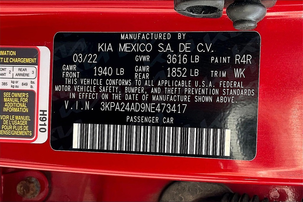 2022 Kia Rio S - Photo 30