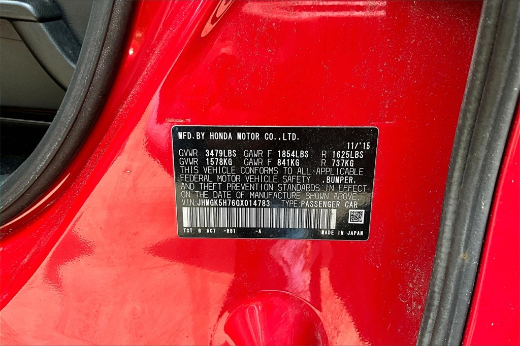 2016 Honda Fit EX - Photo 6