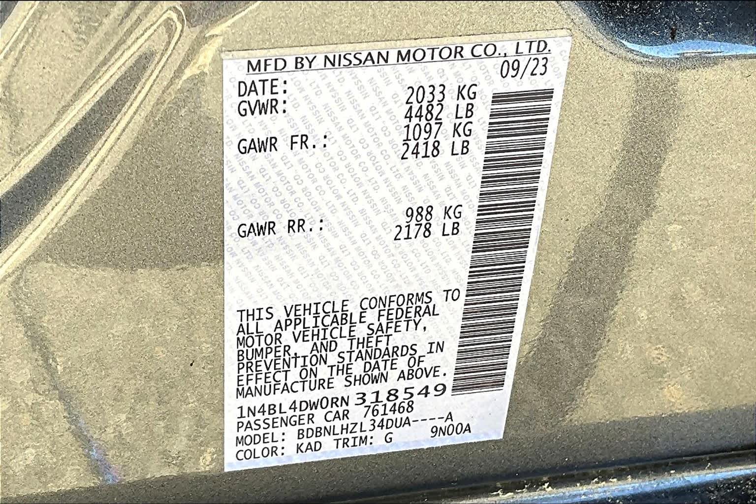 2024 Nissan Altima 2.5 SV - Photo 16