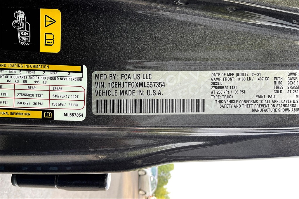 2021 Jeep Gladiator High Altitude - Photo 33