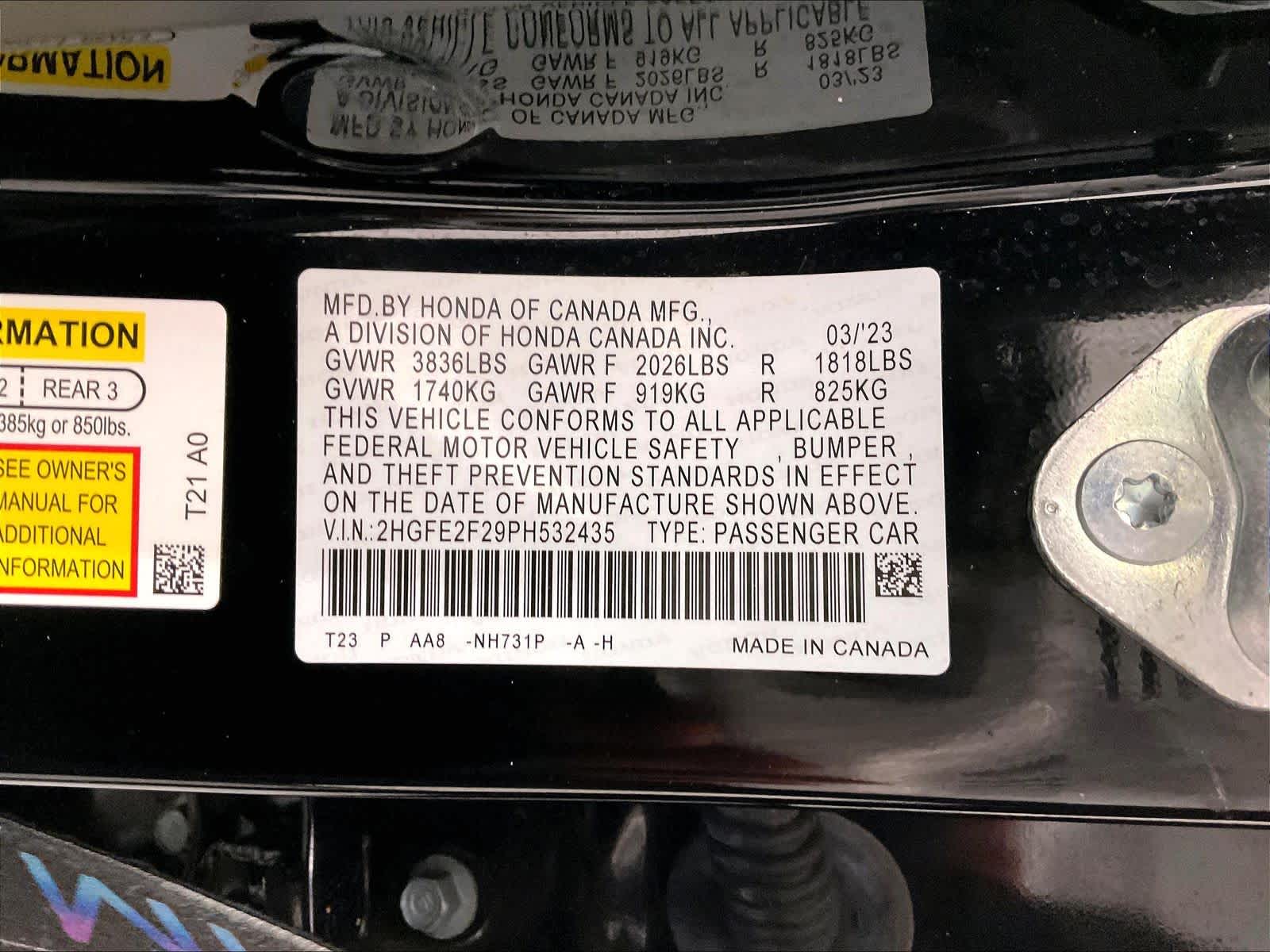 2023 Honda Civic LX - Photo 32