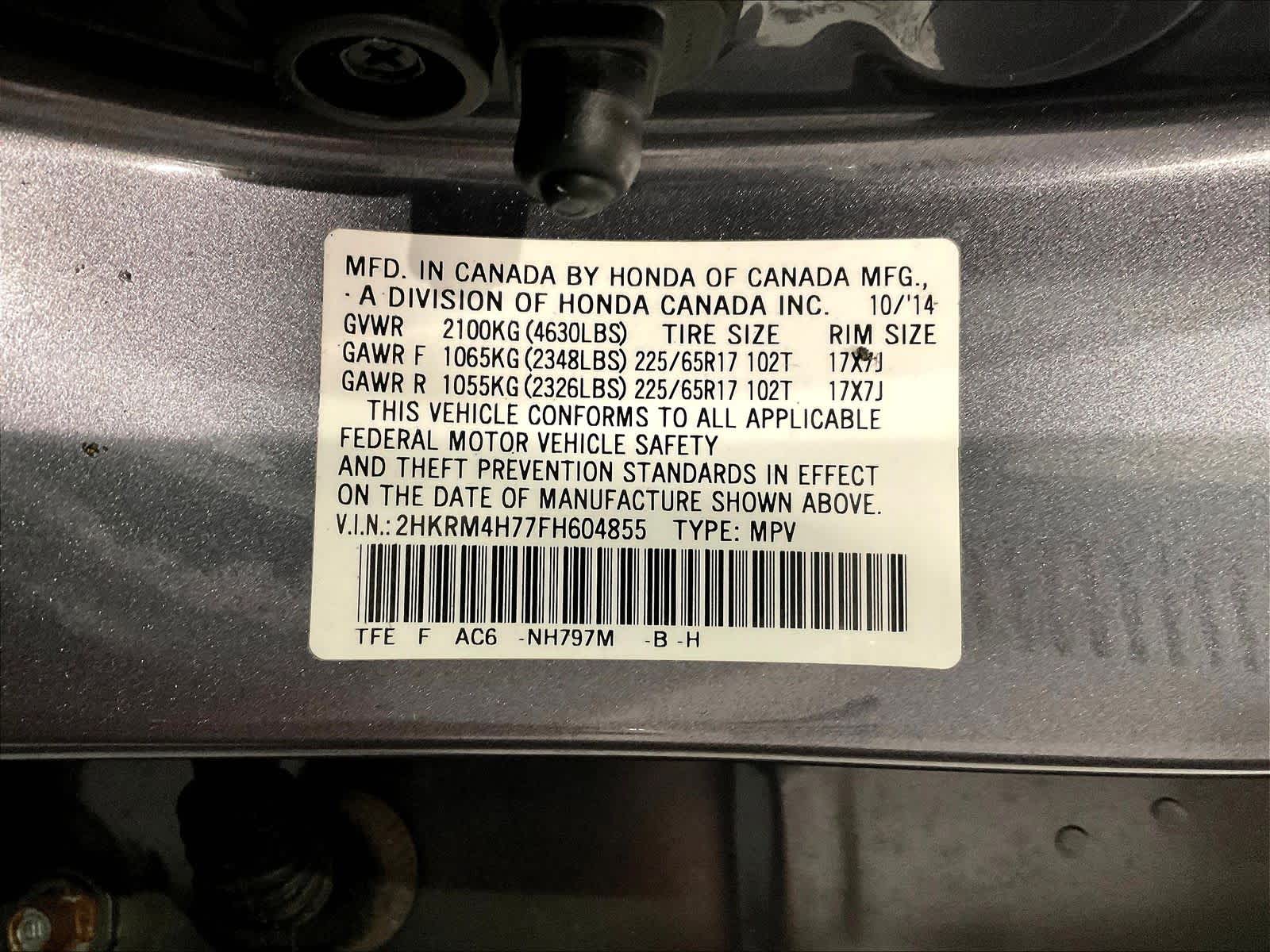 2015 Honda CR-V EX-L - Photo 36