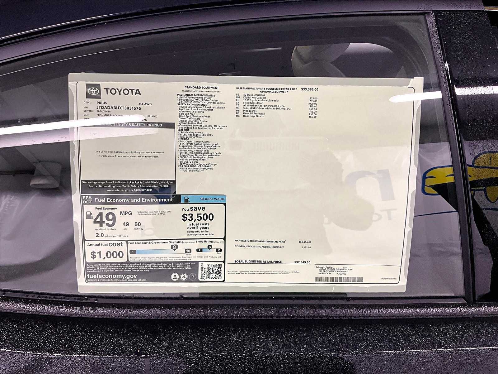 2026 Toyota Prius XLE - Photo 18