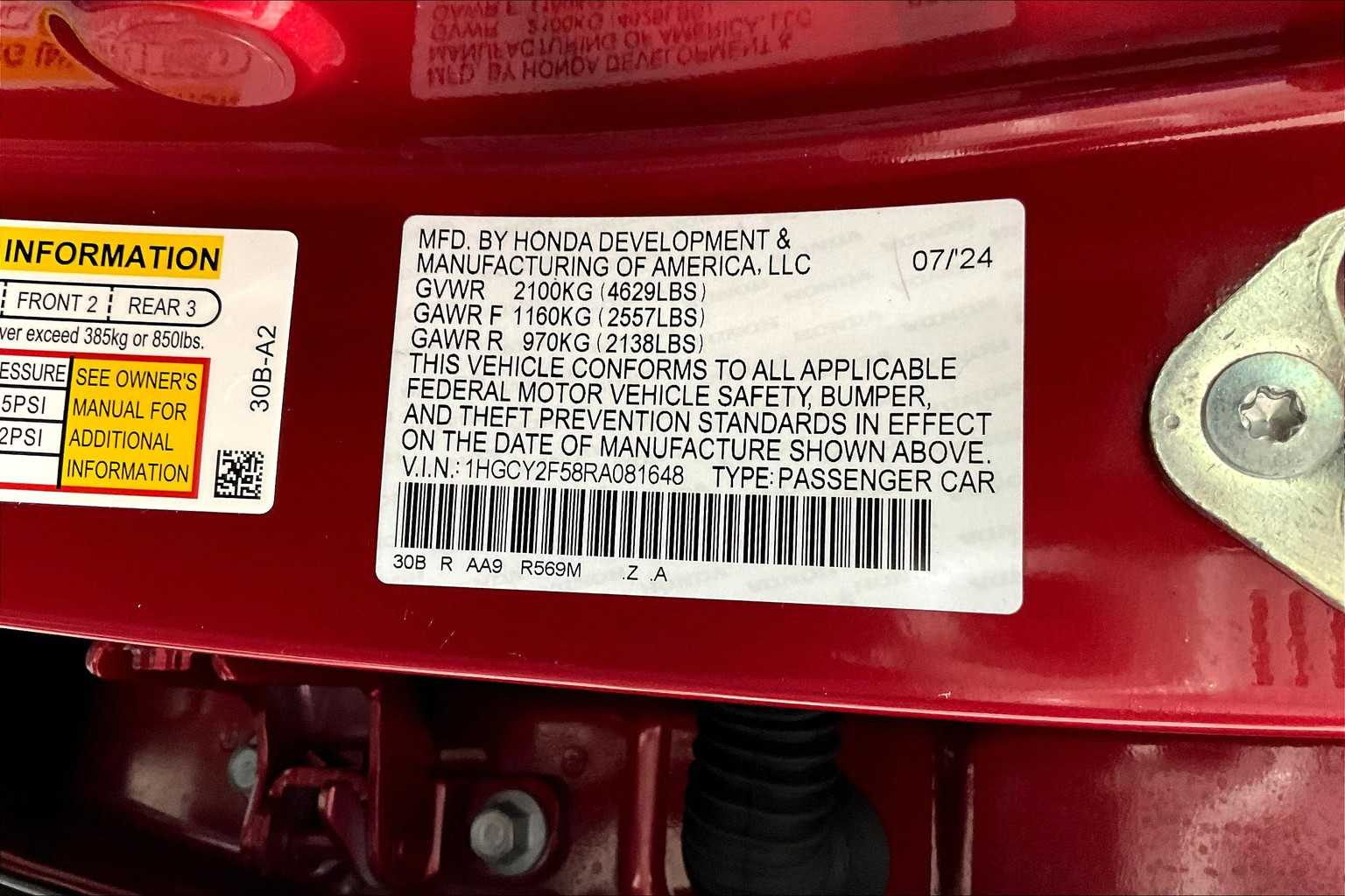 2024 Honda Accord Hybrid Sport - Photo 36