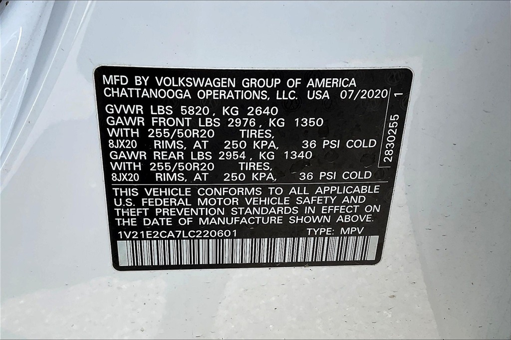 2020 Volkswagen Atlas Cross Sport 3.6L V6 SE w/Technology - Photo 31