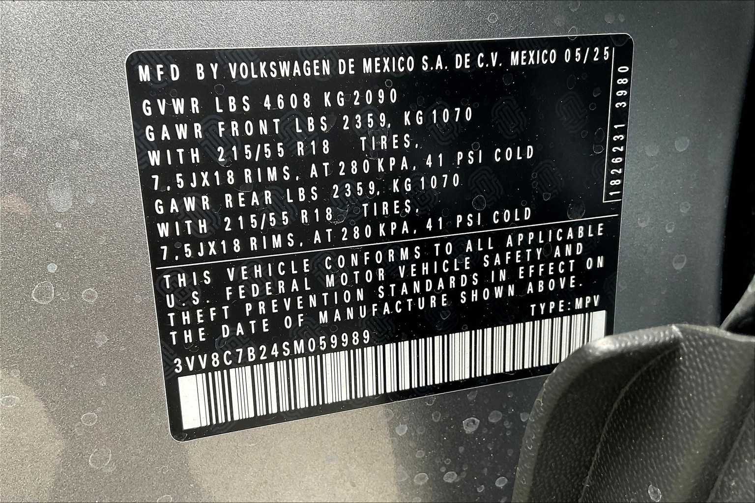 2025 Volkswagen Taos S - Photo 17
