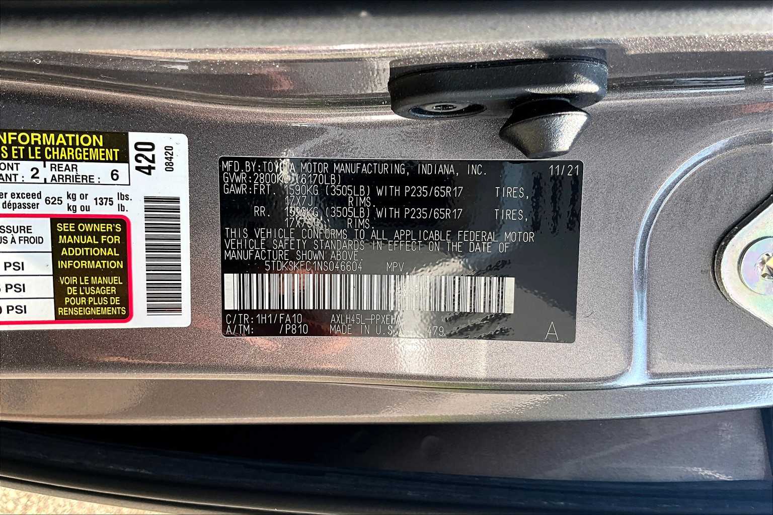 2022 Toyota Sienna LE - Photo 6