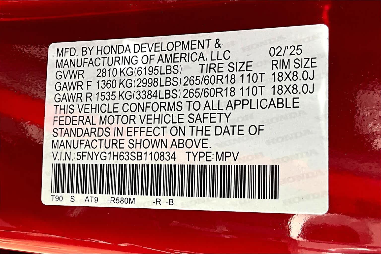 2025 Honda Pilot TrailSport - Photo 17