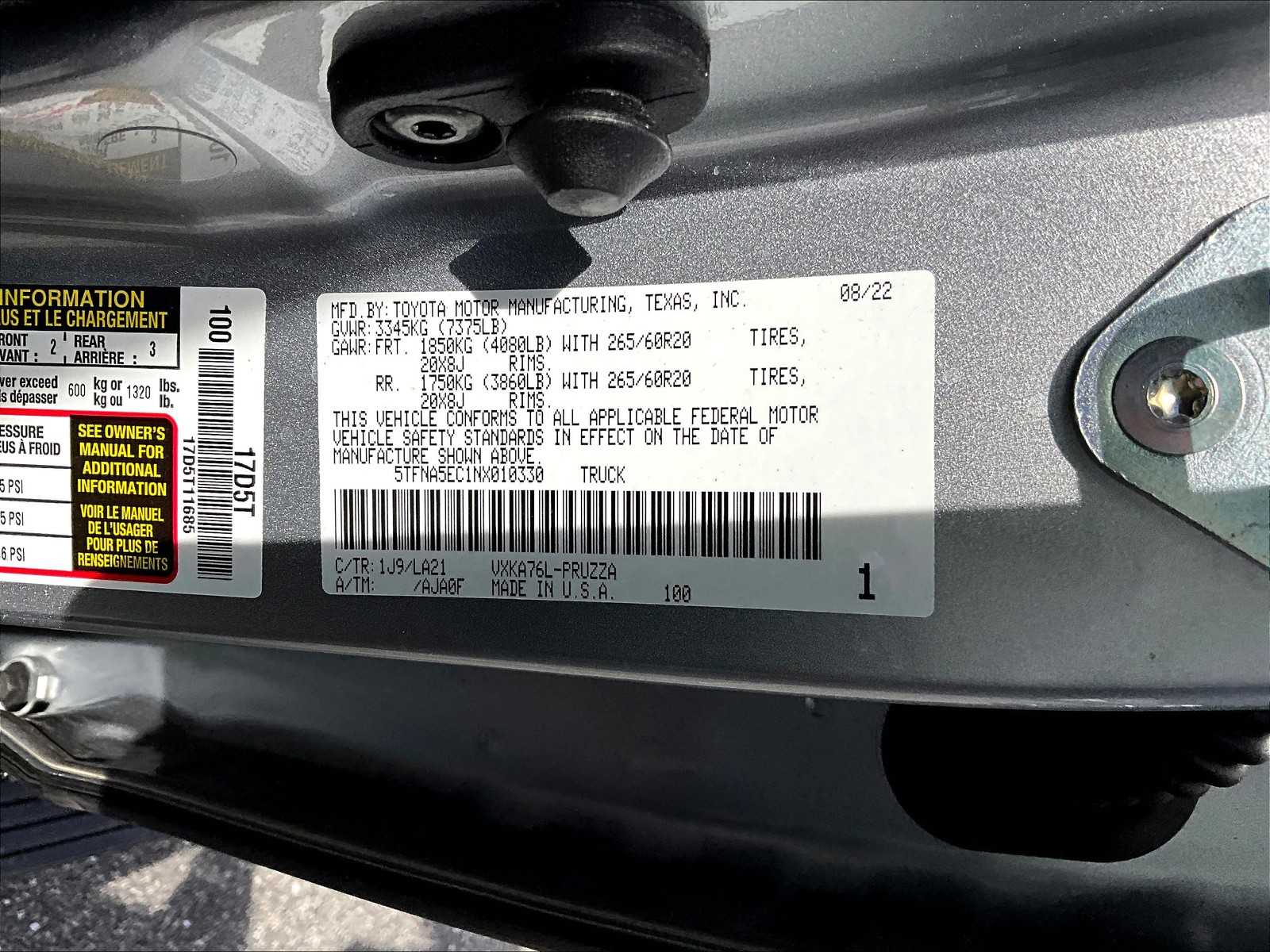 2022 Toyota Tundra Platinum - Photo 37