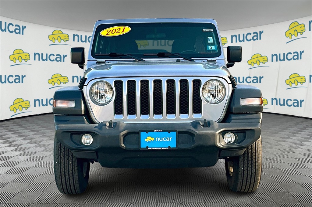 Used 2021 Jeep Wrangler Unlimited Sport S with VIN 1C4HJXDG8MW524533 for sale in New Castle, DE