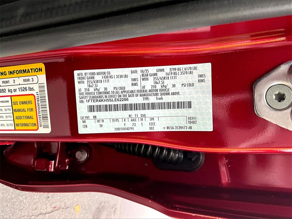 2025 Ford Ranger Lariat - Photo 13