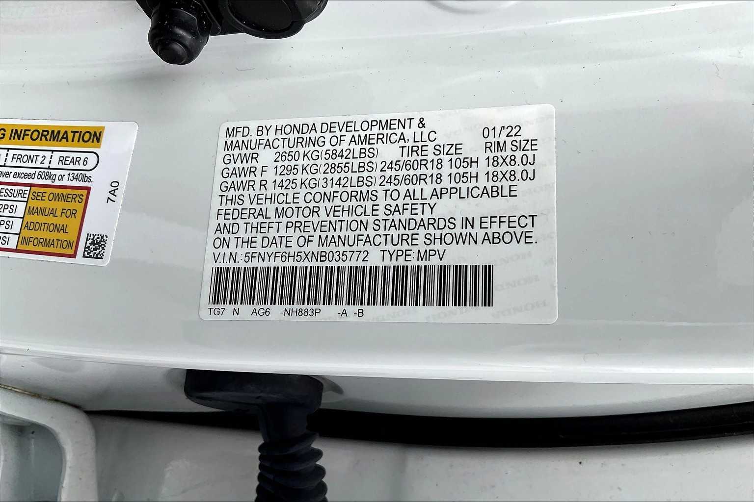 2022 Honda Pilot EX-L - Photo 36