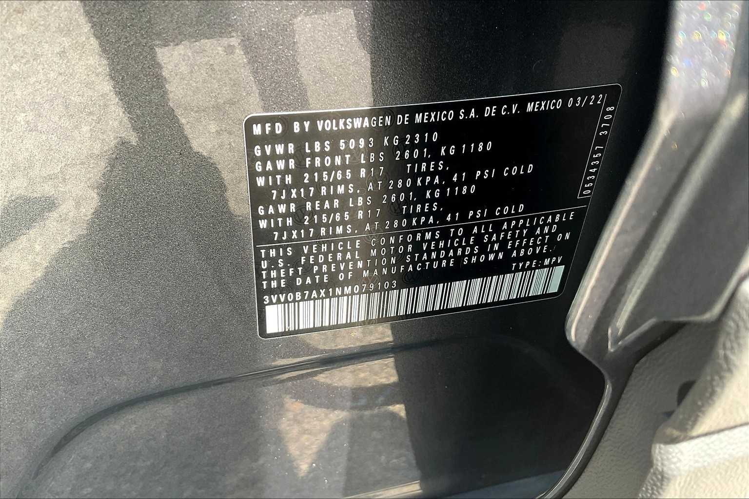 2022 Volkswagen Tiguan S - Photo 33